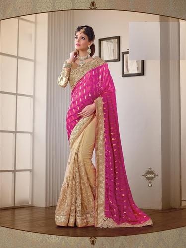 Designer Embroidery Border Sarees