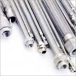 S.S. Corrugated Hoses Pipes - Stainless Steel, Flanged/Threaded End Fittings | Damage Prevention, High Pressure, Kink-Proof, Robust Structure