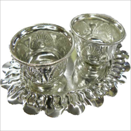 German Silver Kumkum Bowl