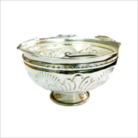 German Silver Bowl with Stand