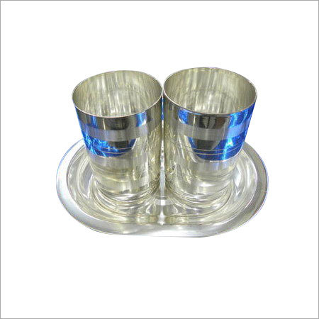 German Silver Glass Set