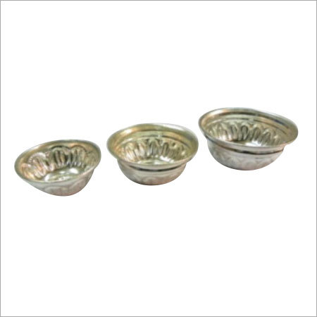 White Metal Bowls