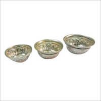 White Metal Bowls
