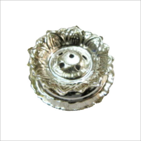 White Metal Incense Stand