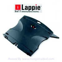 Iball Laptop Riser (ns006) - Plastic, 12x10x2 Inches, Black | Ergonomic Design, Back Support, Portable