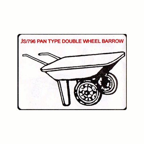 Pan Type Double Wheel Barrow