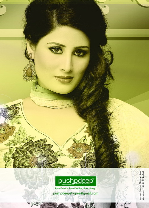 Green Cotton Salwar Kameez