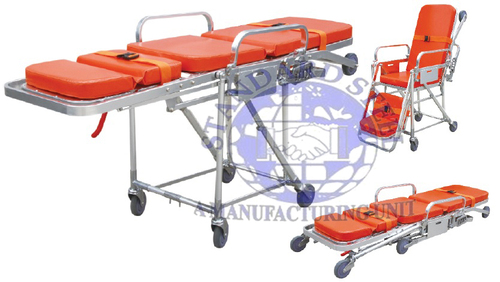 Ambulance Stretcher wheelchair By STANDARD STEEL