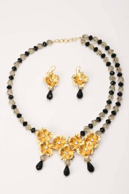 Gold Platted Necklace Sets