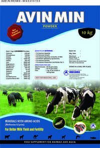 Nutrition Feeds Avin Min Powder