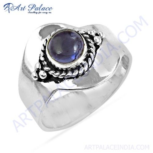 Vintage New Design Amethyst Gemstone Silver Ring