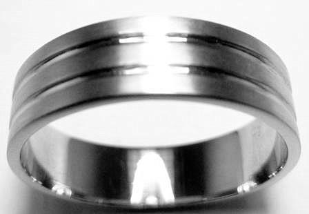 Platinum Plain Ring