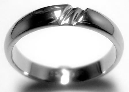 Platinum Plain Ring