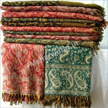 Acrylic Jamawar Shawl