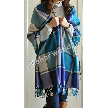 Acrylic Chek Shawls