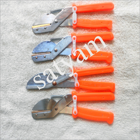 Flower Cutter - Plastic & Steel, 2-3 Inch Blade Length, Orange Color | Durable Design, Ergonomic Handle, Sharp Blades, Rust Resistant, Lightweight