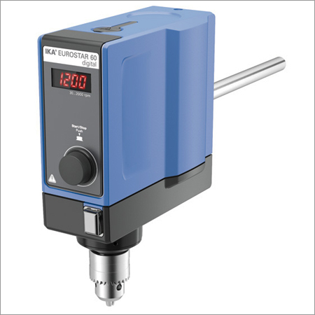 Eurostar 60 Digital - Alu-Cast Coating, 86x248x208 mm, 176 W Motor, 2000 rpm, 60 Ncm Torque, 40 L Stirring Capacity, Less Maintenance, Longer Life, Optimum Performance