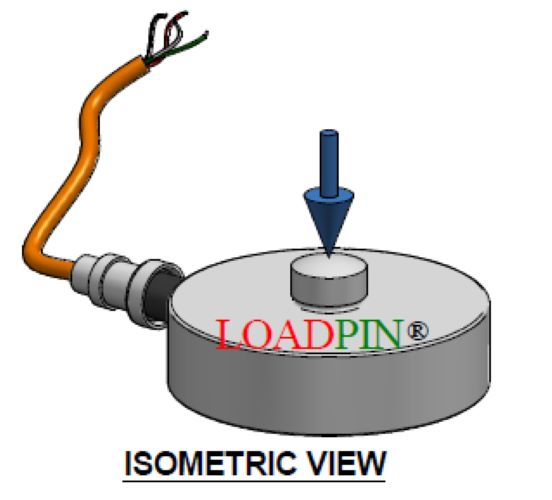 Button Load Cell 100kg To 750kg - Accuracy: 0.5  %