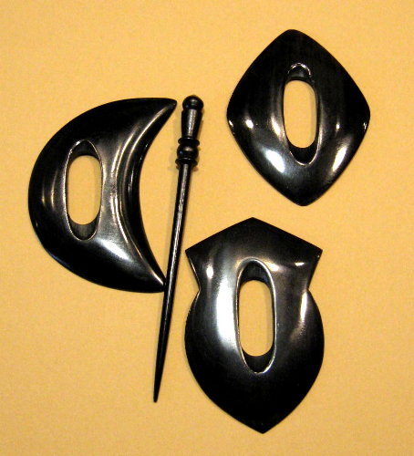 Horn Shawl Pin