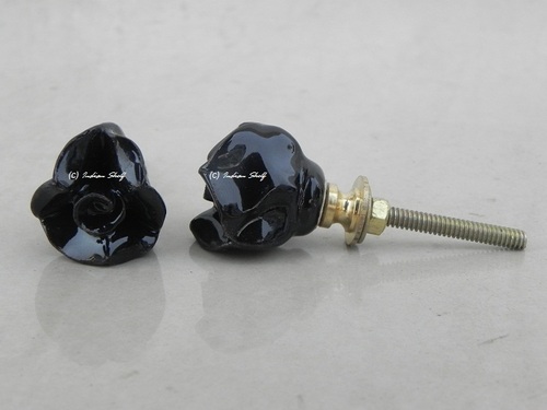 Ceramic flower knob