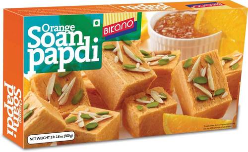 soan papadi orange