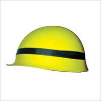 Fire Helmet - Fiberglass, Size 58cm, Yellow | Adjustable Headband, Crack Resistant, Durable, Fire Resistant, Customizable Safety Gear