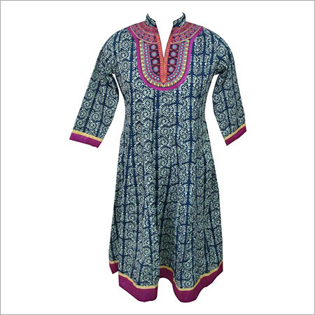 Kali Indigo Print Kurti