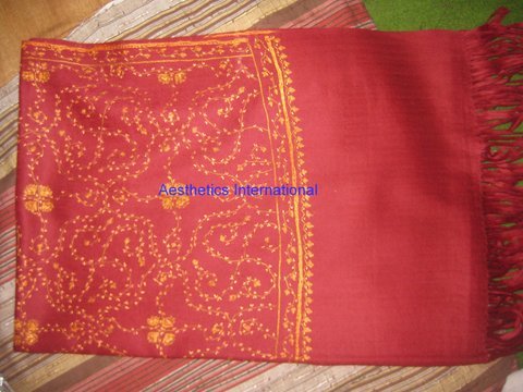 Embroidery shawls