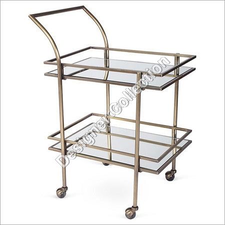 Metal Table With Trolley