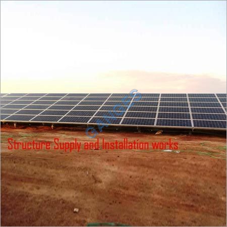 Solar Panel Structure Installation