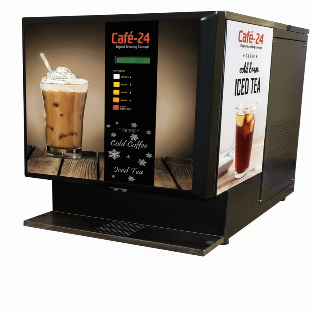 Hot and Cold  Tea and Coffee Vending Machine - 4 Option