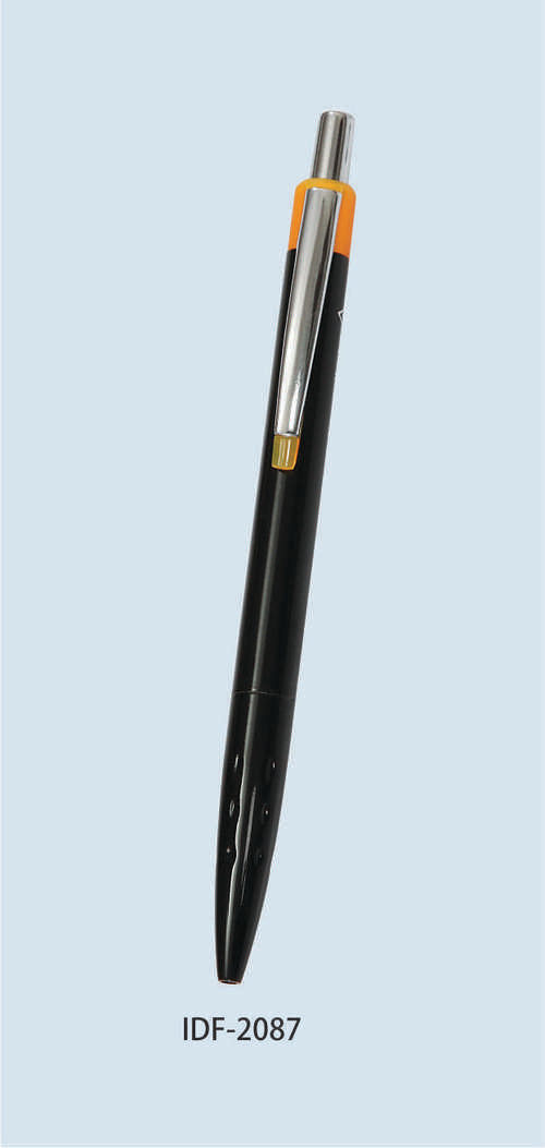 Black And Yellow Metal Pen