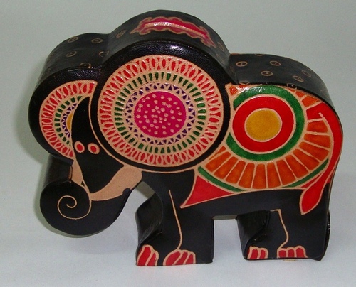 Elephant Face Coin Bank