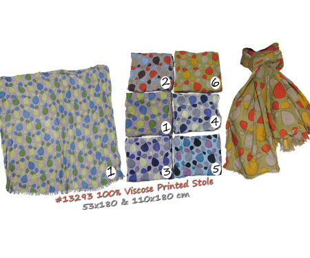100% Viscose Printed Shawl