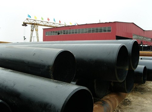 ERW Steel Welded Pipe Mill - Steel 1/8"-56" Diameter Black Painted, API ASTM Certified, Precise Welding
