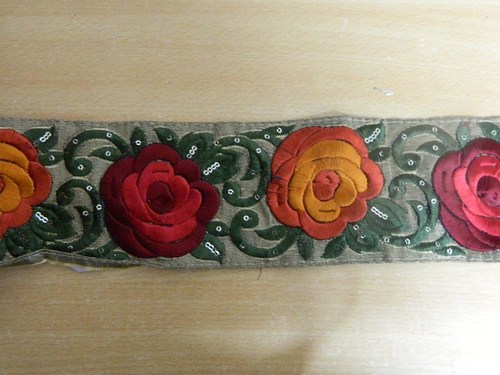 Silk Embroidered Fancy Work