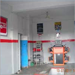 Shop Branding - High-Grade Paint Variable Size Red Spray Application | Durable Customizable Visually Appealing Brand Enhancement Easy Application