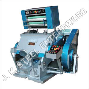 Platen Die Cutting Machine with Hot Foil Attachment