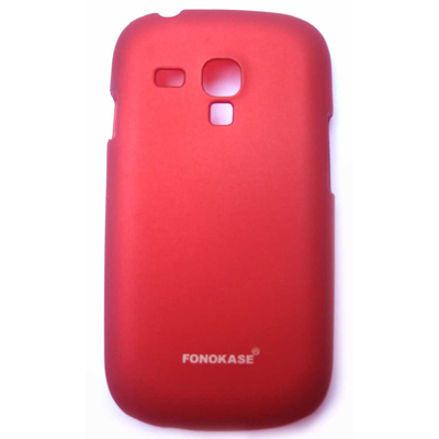FONOKASE Samsung Galaxy S3 III Mini i8190 Premium Series Hard - Hard Plastic, 110x60x10 mm, Red | Impact Protection, Scratch Resistant, Slim Design