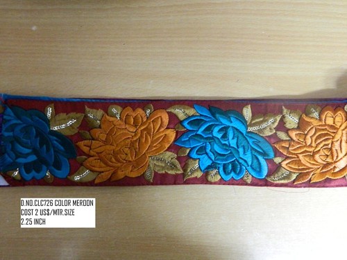 Hand And Machine Embroidered Laces