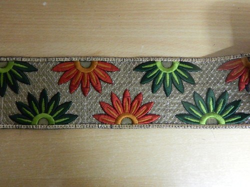 Multi Colour Embroidered Laces