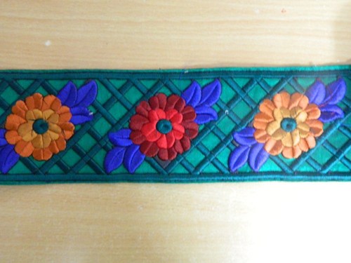 Machine Embroidered Laces