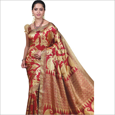 Traditional Silk Vivah Bridal Banarsi Saree