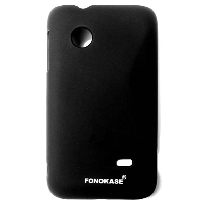 FONOKASE Sony Xperia Tipo ST21i Hard Case Cover - Silicone, 2mm Thickness, Black | Precise Fit, Slim Design, Durable Protection