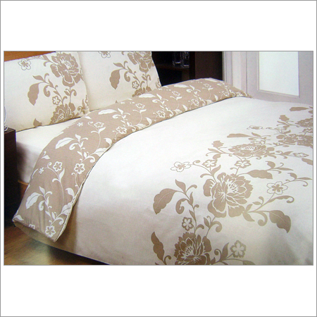 White Printed Micro Quilt