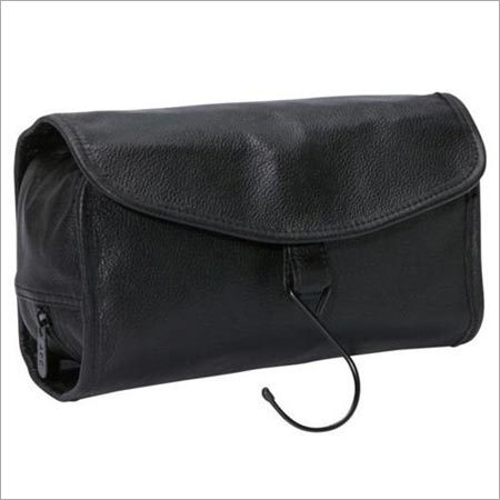 Black Leather Travel Kit
