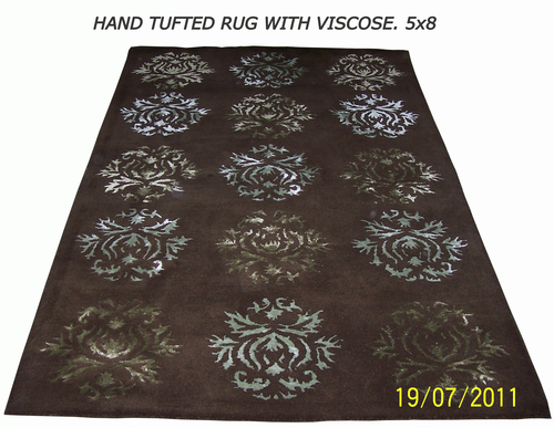 Hand Tufted Viscose Rug
