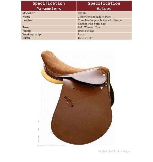 Brown Horse Saddles