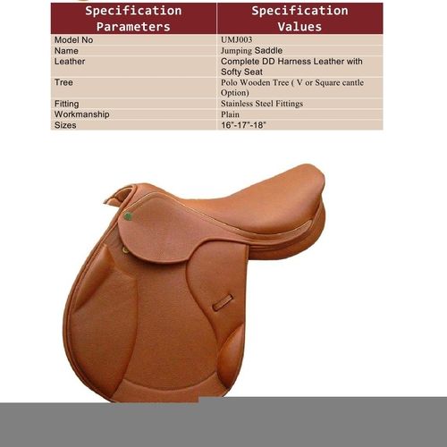 Designer Leather Saddles