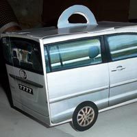Corrugated car shape boxes
